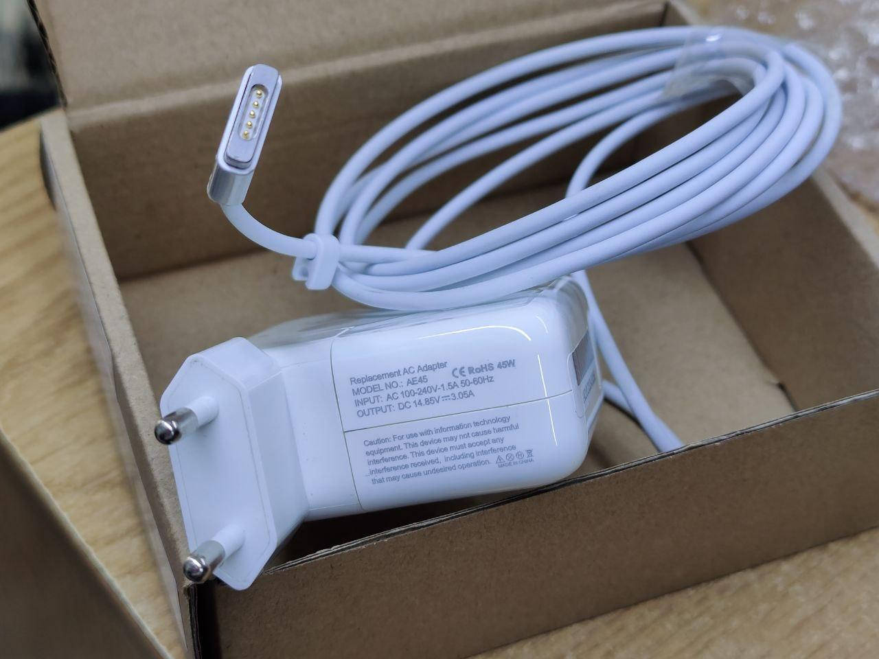 

Зарядное устройство ноутбука Apple MacBook Air 45W 14.85 V 3.05 A T-style MagSafe2