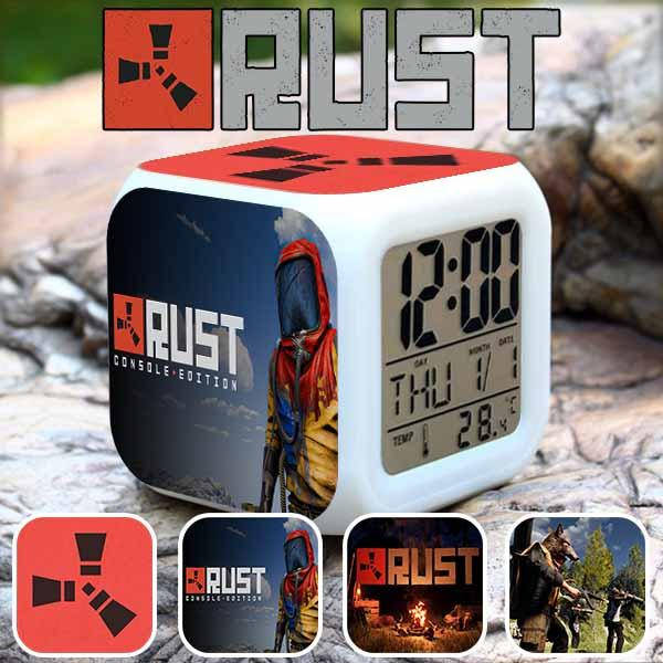 

Настольные часы Rust "Костёр" Раст