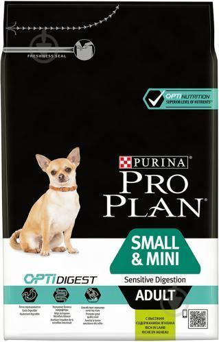 

Сухой корм для собак маленьких пород с чуствительной кожей Purina ProPlan Small&Mini с лососем 3кг