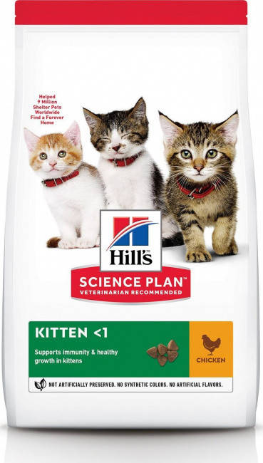 

Hills (Хиллс) Science Kitten Plan Healthy Development корм для котят с курицей, 0.3 кг