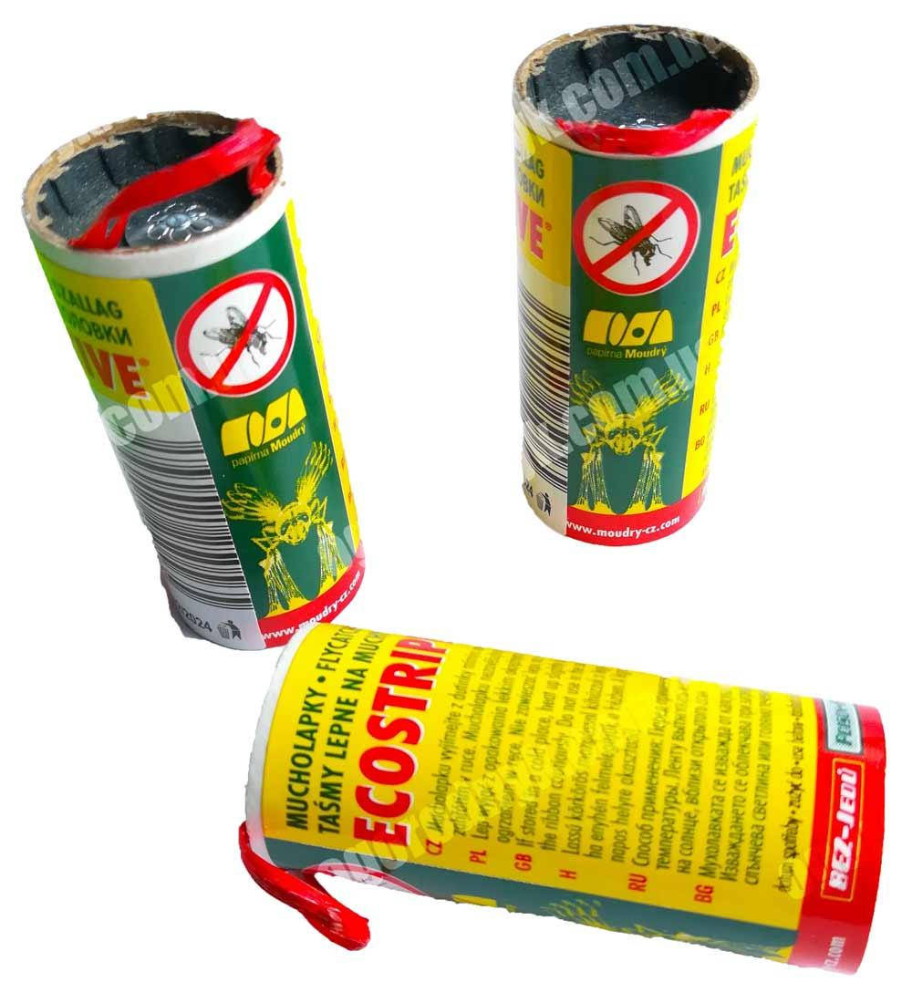 

Липкая лента, мухоловка, липучка от мух ECOSTRIPE Чехия