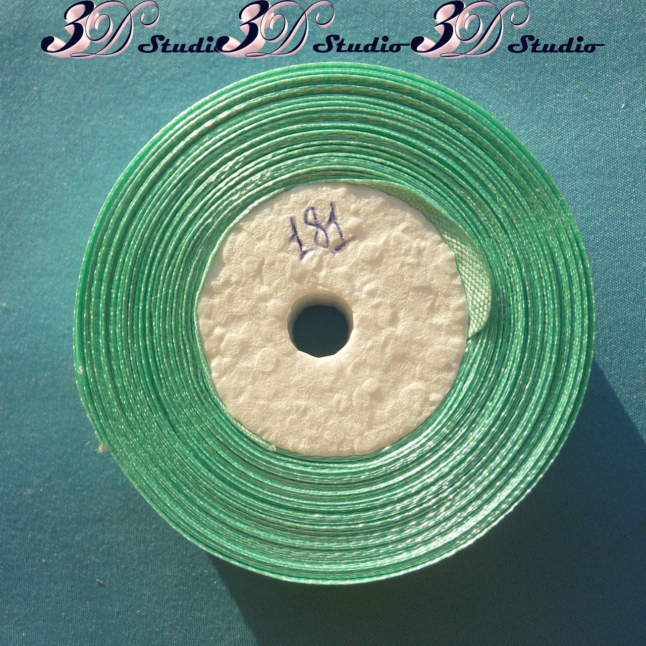 

Лента атласная цвет №181 (мята) шириной 2,5 см
