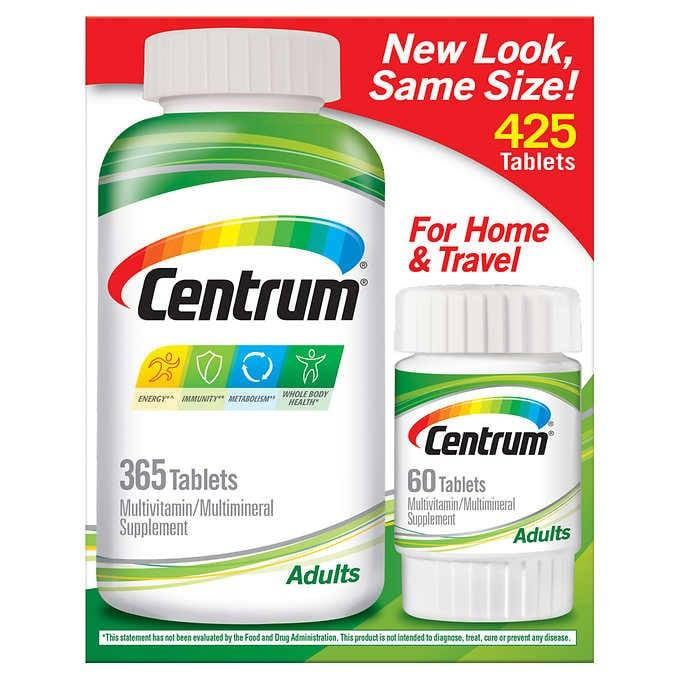 

Витамины и минералы Centrum для взрослых Multivitamin/Multimineral 425шт.до 05/23