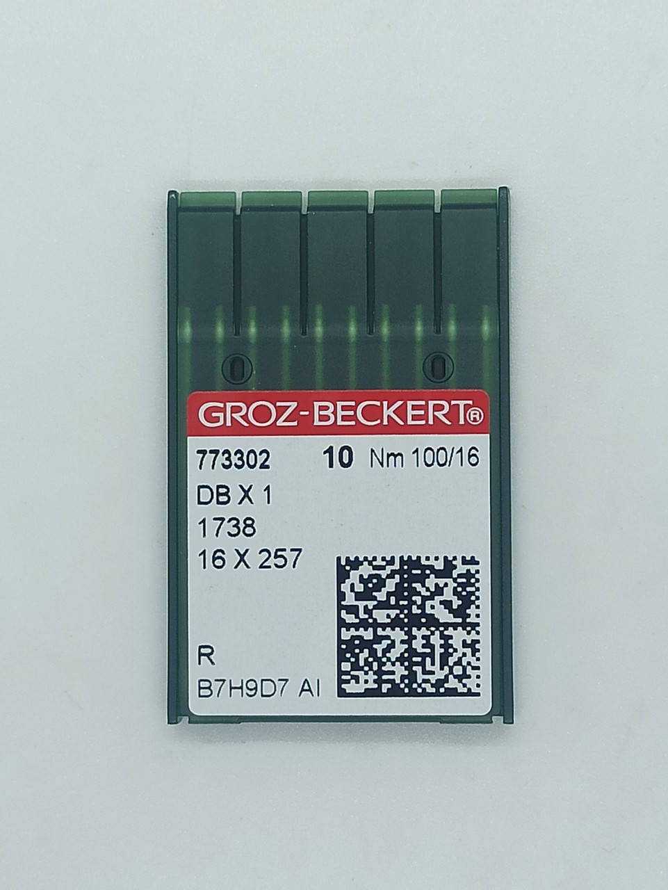 

Иглы Groz-Beckert DB*1,16*257,1738 №100 тонкая колба