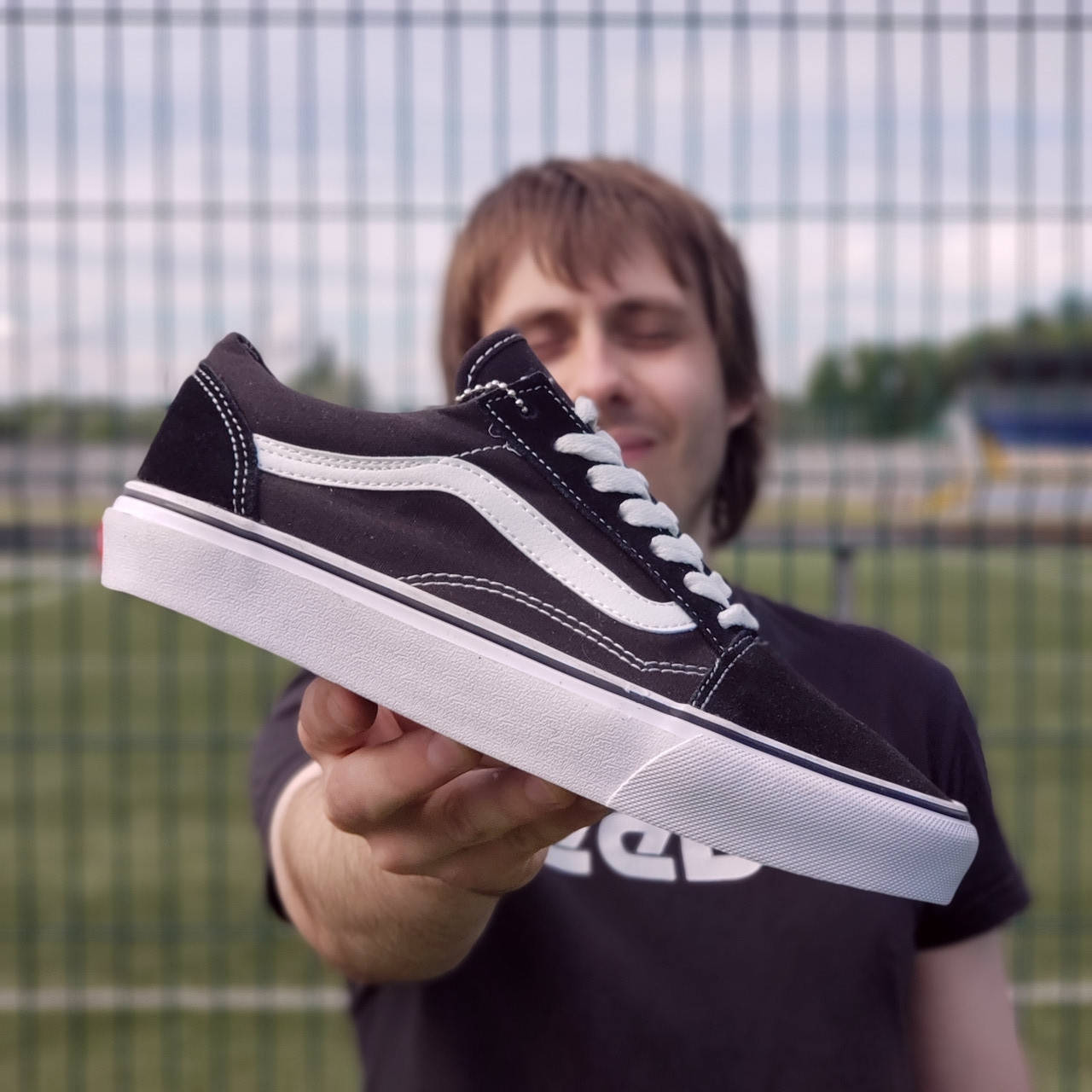 

Мужские кеды в стиле Vans Old Skool, черно-белый, Китай 43