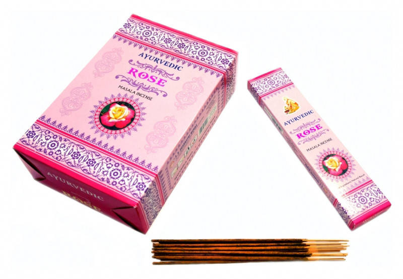 

Благовония Ayurvedic Rose Роза (20 грамм)