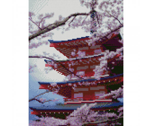 

Алмазна мозаїка HX063 «Квітуча Сакура», 30х40 см