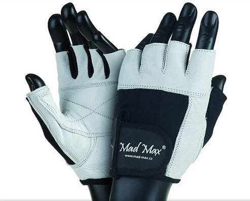 

Белые перчатки MadMax FITNESS MFG 444 (L)