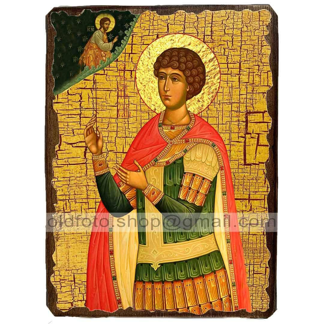 

Икона Уар Египетский Мученик ,икона на дереве 130х170 мм