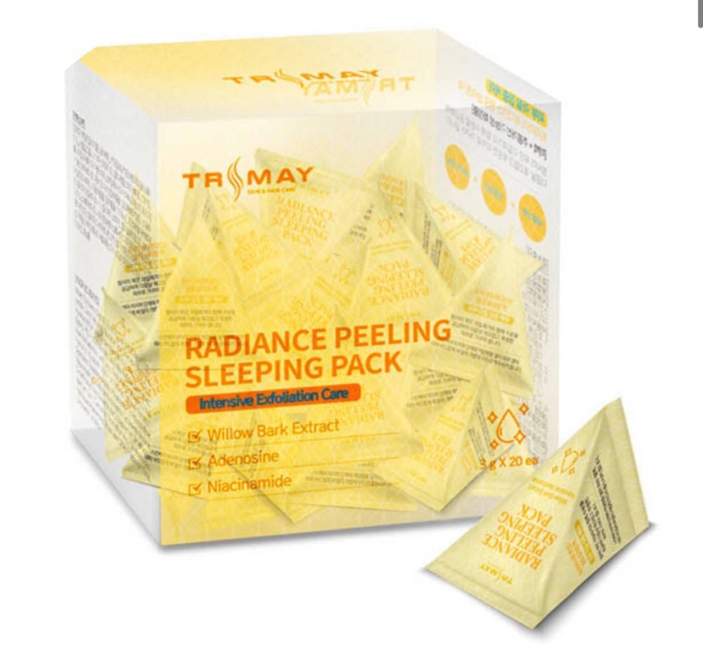 

Ночная маска с ниацинамидом для сияния кожи Trimay Radiance Peeling Sleeping Pack, 3 мл