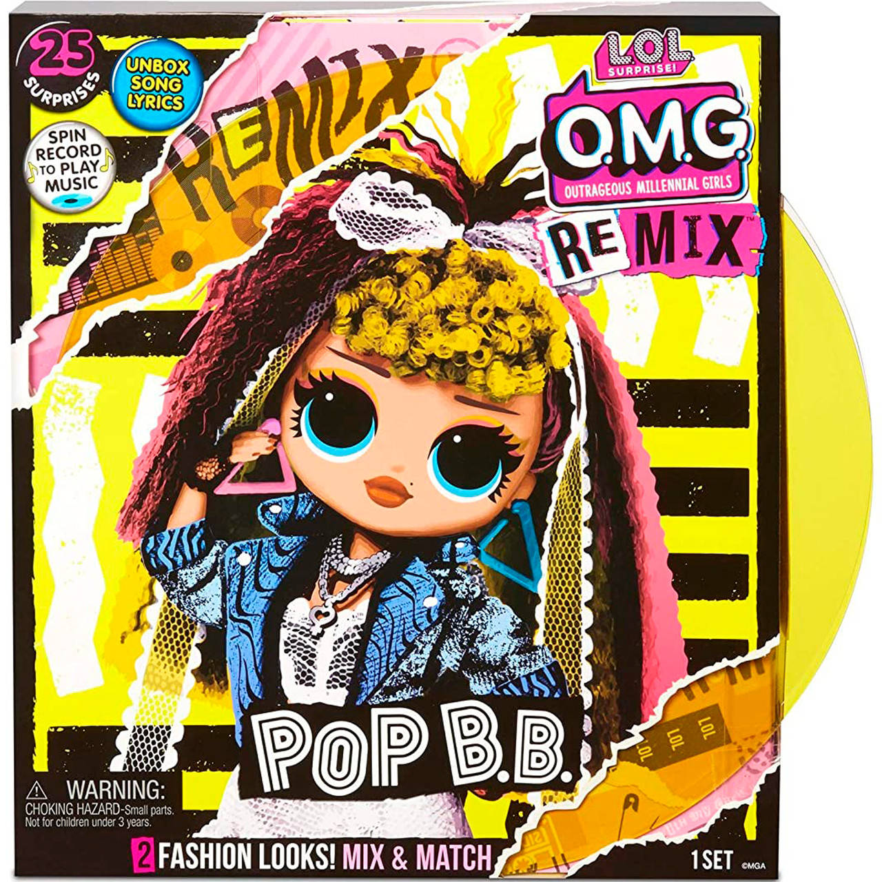 

Кукла LOL Surprise OMG Remix Pop B.B. Fashion Doll ЛОЛ ОМГ Ремикс Диско Леди