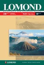 

Lomond Односторонняя Глянцевая фотобумага для струйной печати, 10 x 15, 230 г/м2, 50 листов, Белый