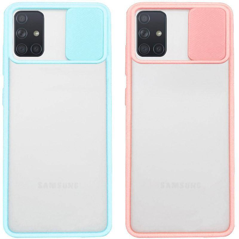 

CMATE Чехол со шторкой на камеру Samsung A71 (чехол шторка на Самсунг А71), Красный