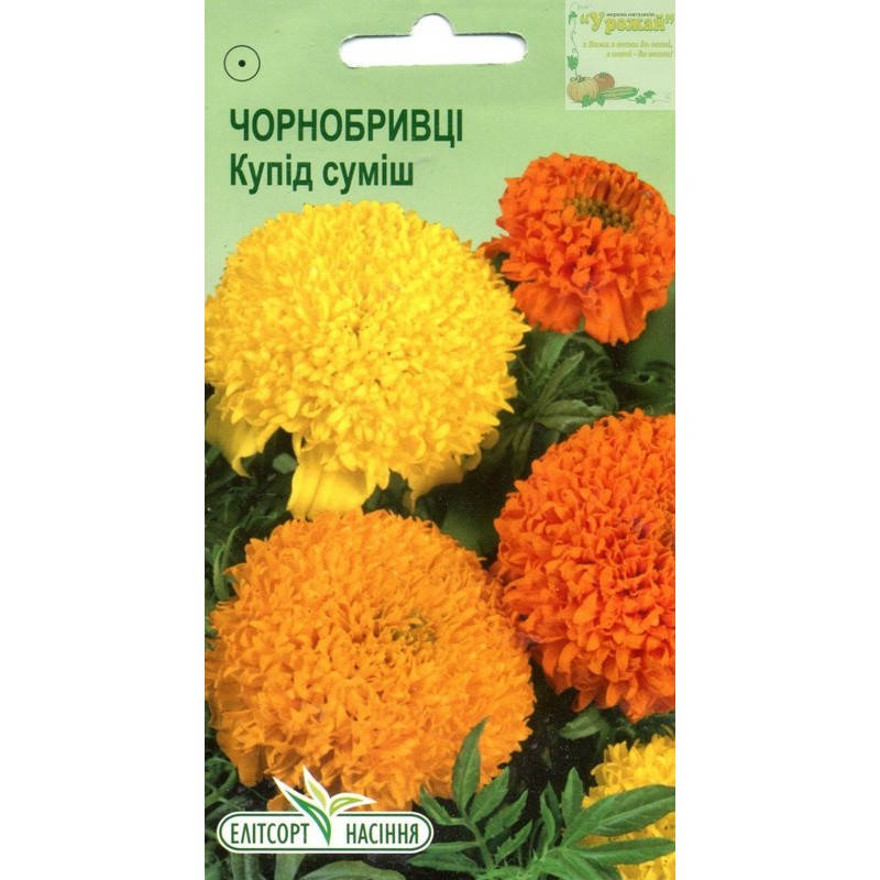 

Семена цветы Бархатцы Купид смесь, 0,1 г