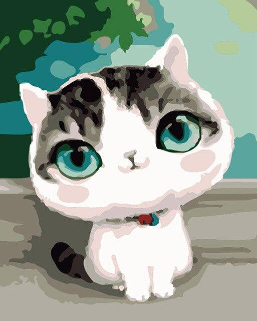 

Картины по номерам 40х50 см DIY Котенок (NX 9306)