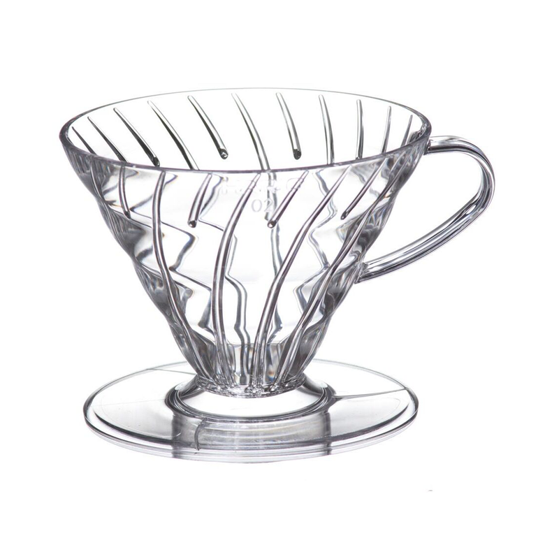 

Пуровер Hario V60 02 пластиковый прозрачный