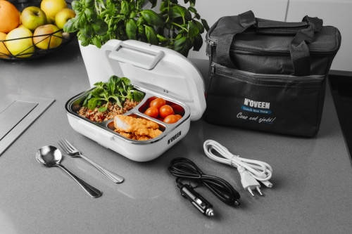 

Ланч-бокс с подогревом от 230В и 12В с термосумкой Noveen LB510