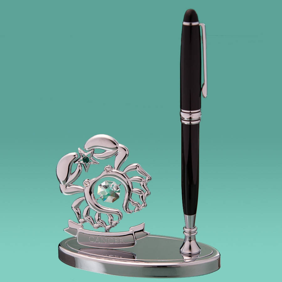 

Ручки с подставкой знаки зодиака "Рак" настольные наборы