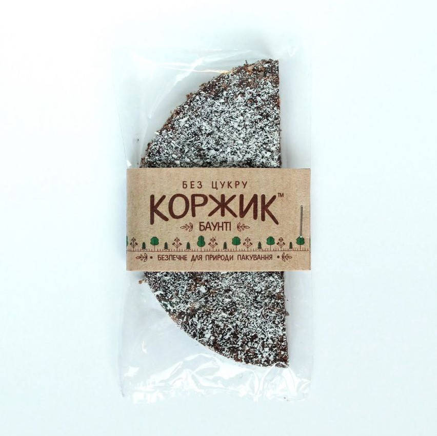 

"Баунти" коржик без сахара фруктово-ореховый с керобом, 23г