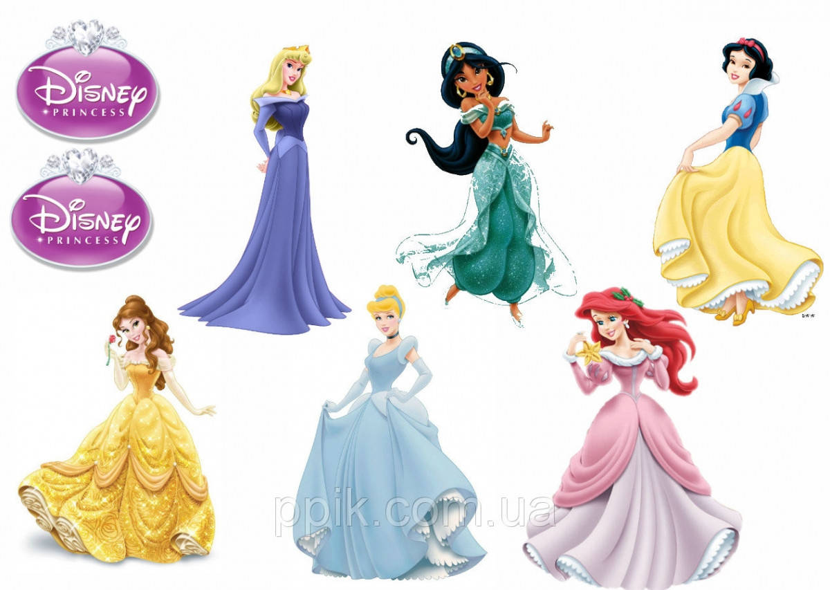 

Вафельная картинка Принцессы Дисней 7