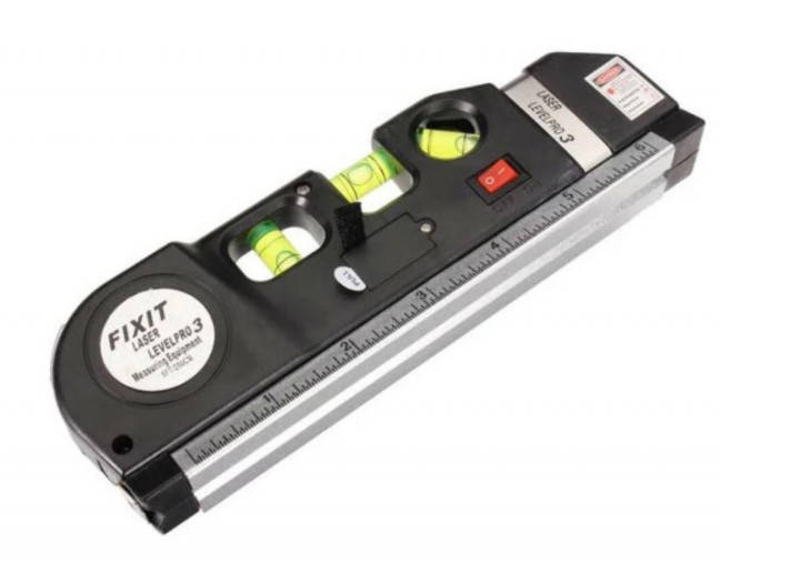 

Лазерный уровень со встроенной рулеткой Laser Level Pro 3 Fixit 7124
