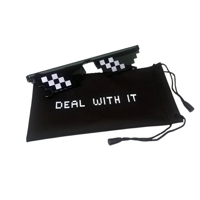 

Пиксельные солнцезащитные очки Deal With It 8 бит, Черный