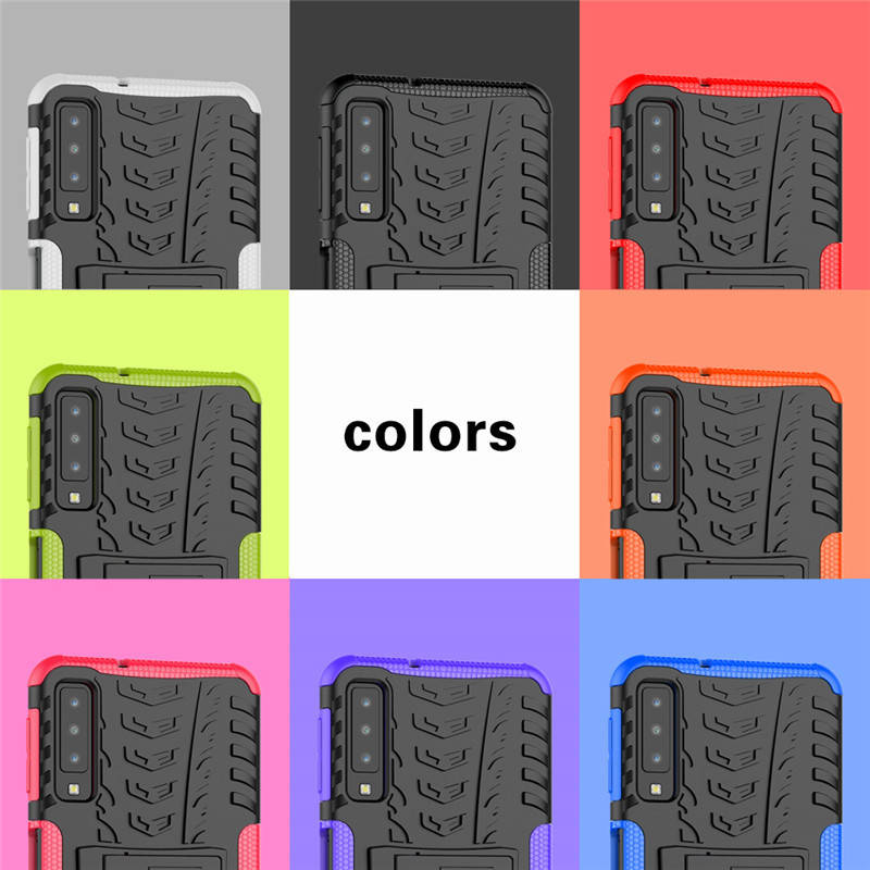 

PC + TPU чехол Armor для Samsung Galaxy A7 2018 (8 цветов), Разные цвета