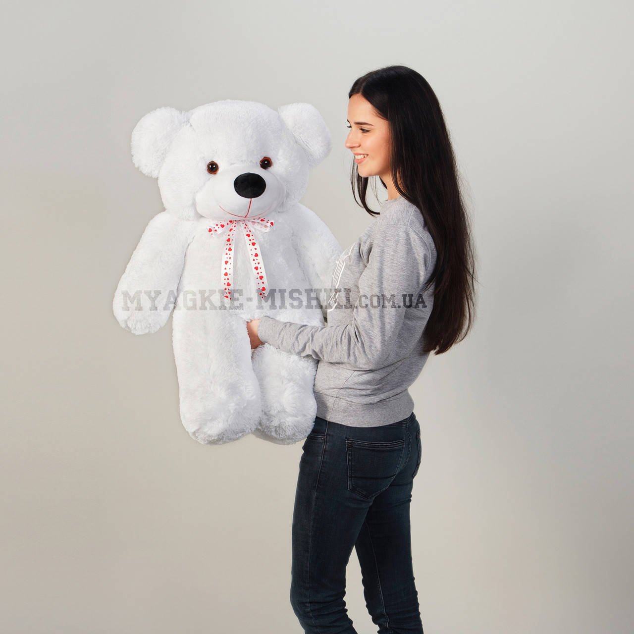 

Плюшевый медведь Тедди - 100 см., Белый