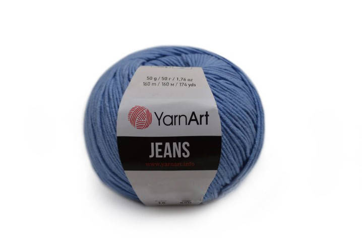 

YarnArt Jeans, голубой №15