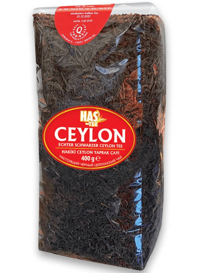 

Чай черный цейлонский крупнолистовой 400 г HAS Ceylon