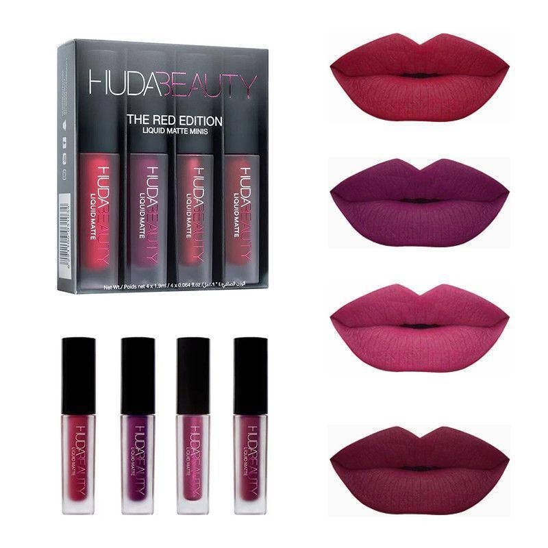 

Набор мини- матовых помад Huda 4 шт