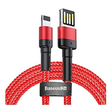 

Кабель Baseus Cafule Lightning Special Edition 2.4A (1m) Red
