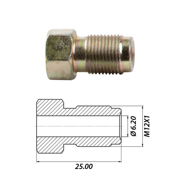 

Гайка D6