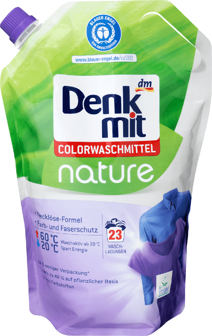 

Био - гель для стирки Denkmit Colorwaschmittel Nature, 1,5 L