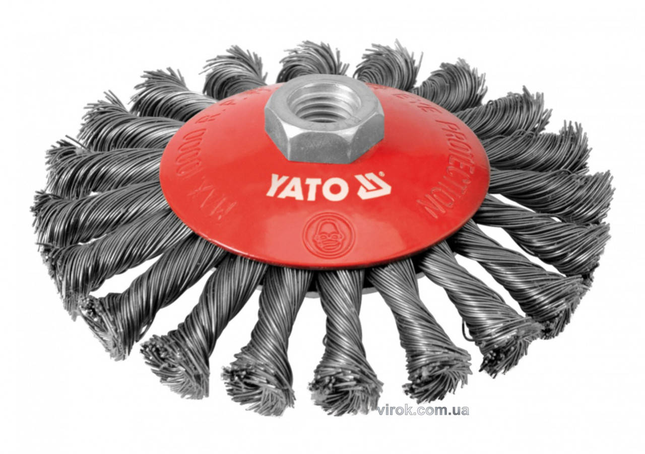 

Щетка-крацовка YATO Ø=125 мм YT-4764