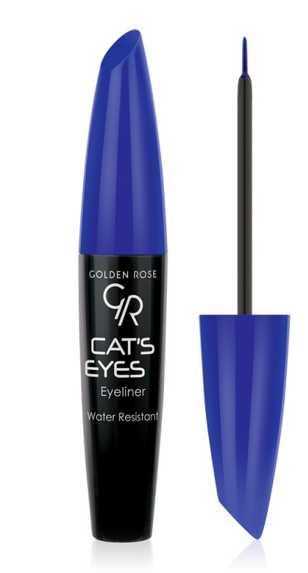 

Golden Rose Подводка для глаз CATS EYES Синяя, Синий