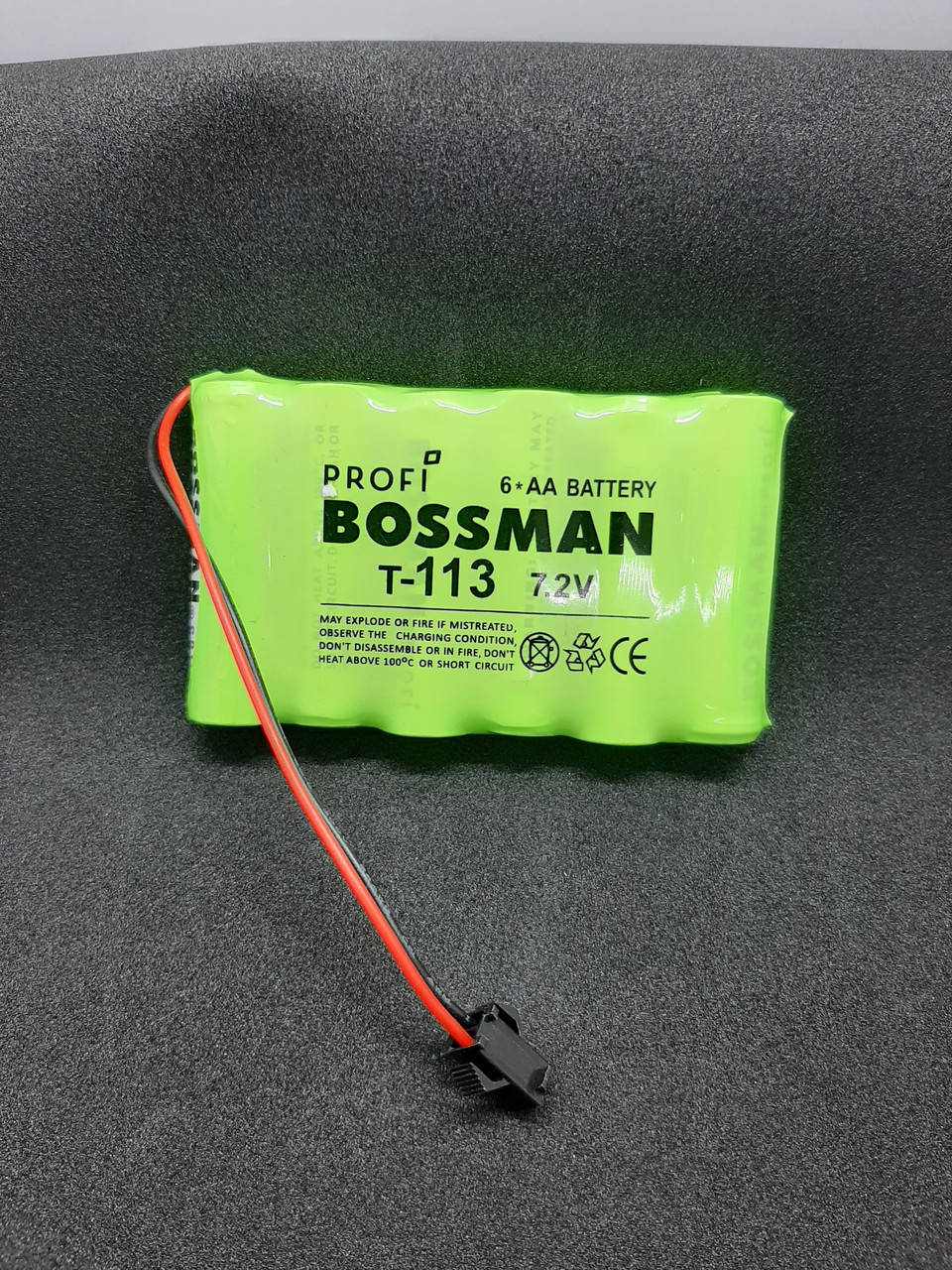

Аккумулятор для игрушек BOSSMAN T-113 7,2V PROFI 1000 mAh.
