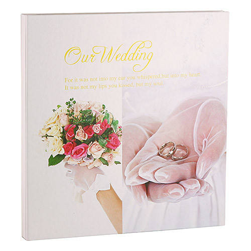 

Альбом свадебный Love Roses 20 листов 32x33см. w/box, Белый