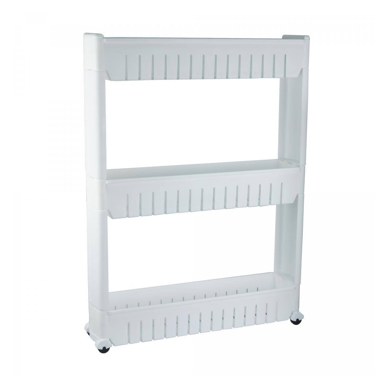 

Полка Supretto для ванной на колесиках Белый (5510)