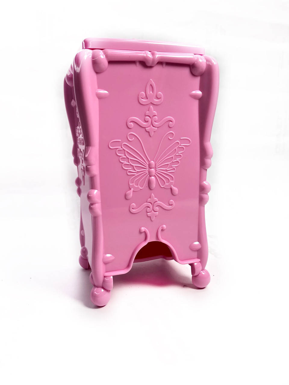 

Подставка для безворсовых салфеток розовая, Прозрачный