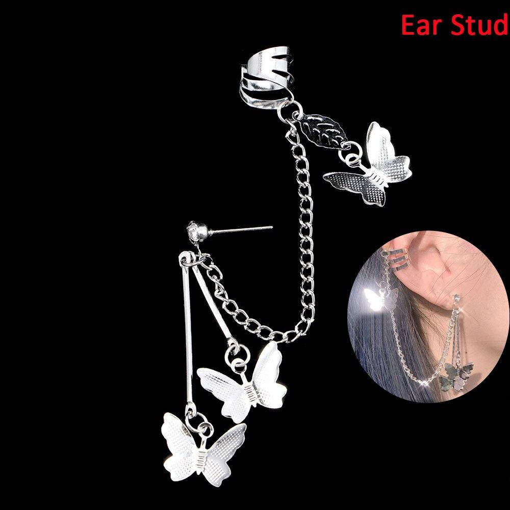 

Каффа серебристая с бабочками, имитация прокола верхней дырки