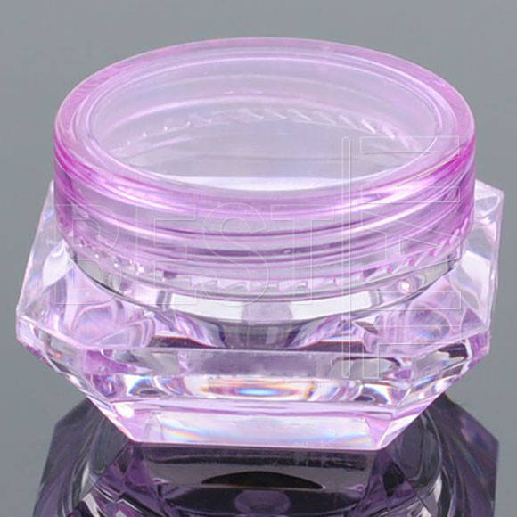 

Баночка косметическая алмаз (фиолетовая), 5 мл, Фиолетовый