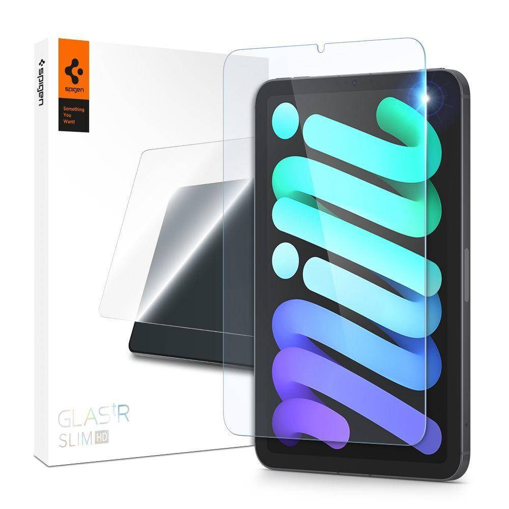 

Защитное стекло Spigen для iPad Mini 6 Screen Protector GLAS.tR Slim HD (AGL03856), Прозрачный