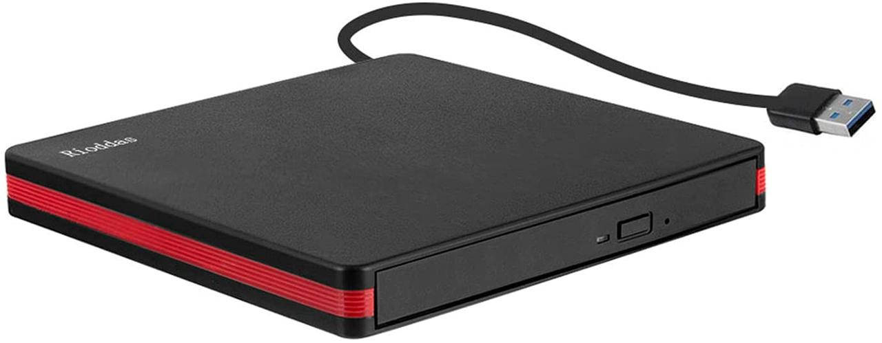 

Портативный Внешний DVDRW-привод Rioddas, USB 3.0