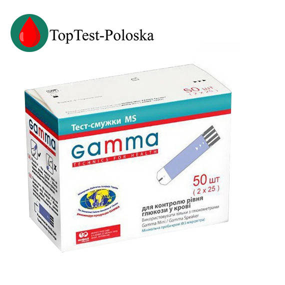 

Тест-полоски Gamma MS 50