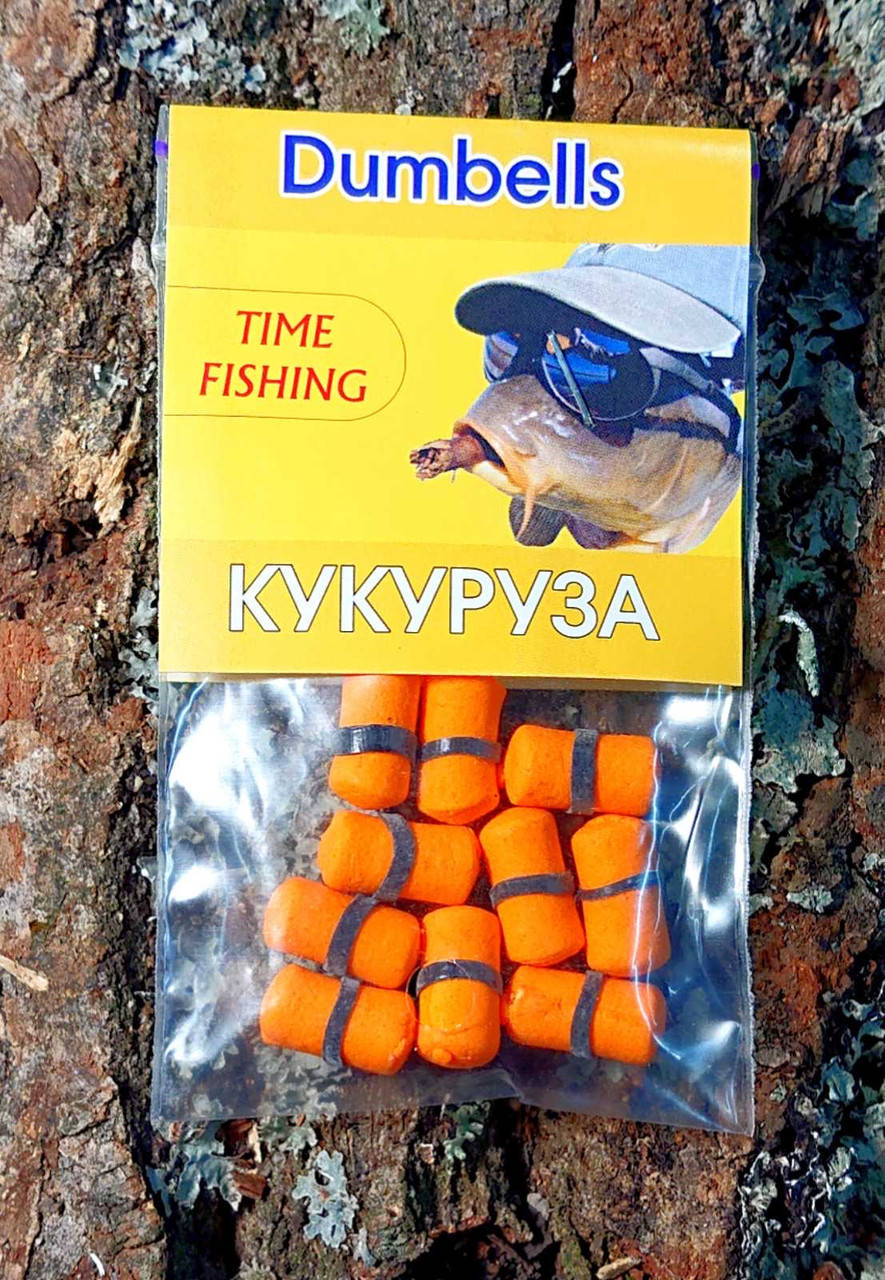 

Мини-бойлы TimeFishing dumbbells Кукуруза 7*14 (10шт.)
