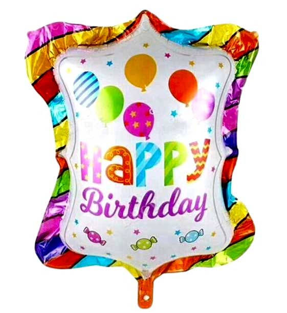 

Фольговані фігурні кулі "Happy Birthday". Размер:70см*63см.