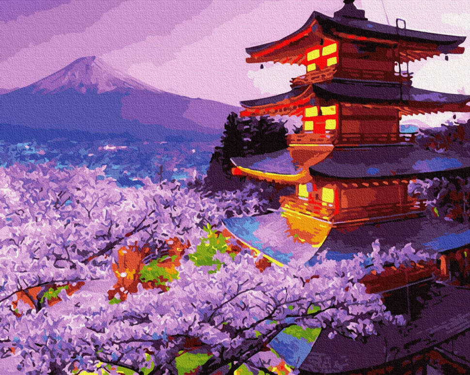 

Картины по номерам Вечер в Японии 40х50