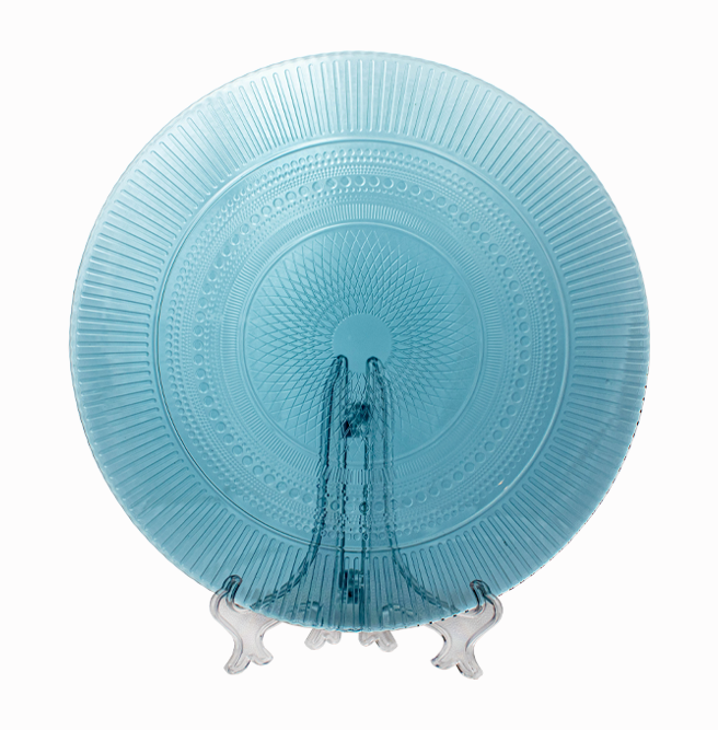 

Luminarc Q1561 тарелка обеденная Луиз Лондон 250мм из синего стекла, Синий