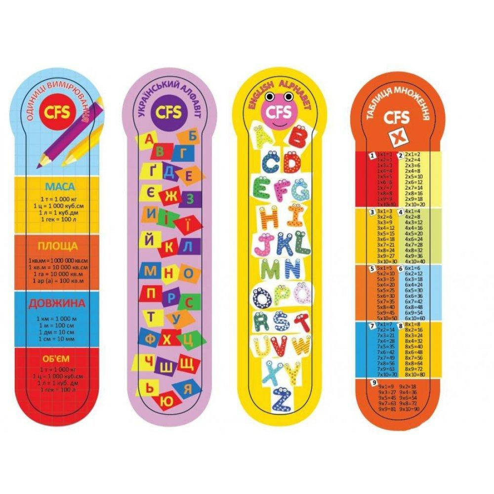 

Закладки пластиковые "Education" 4шт / Cool For School, Разные цвета